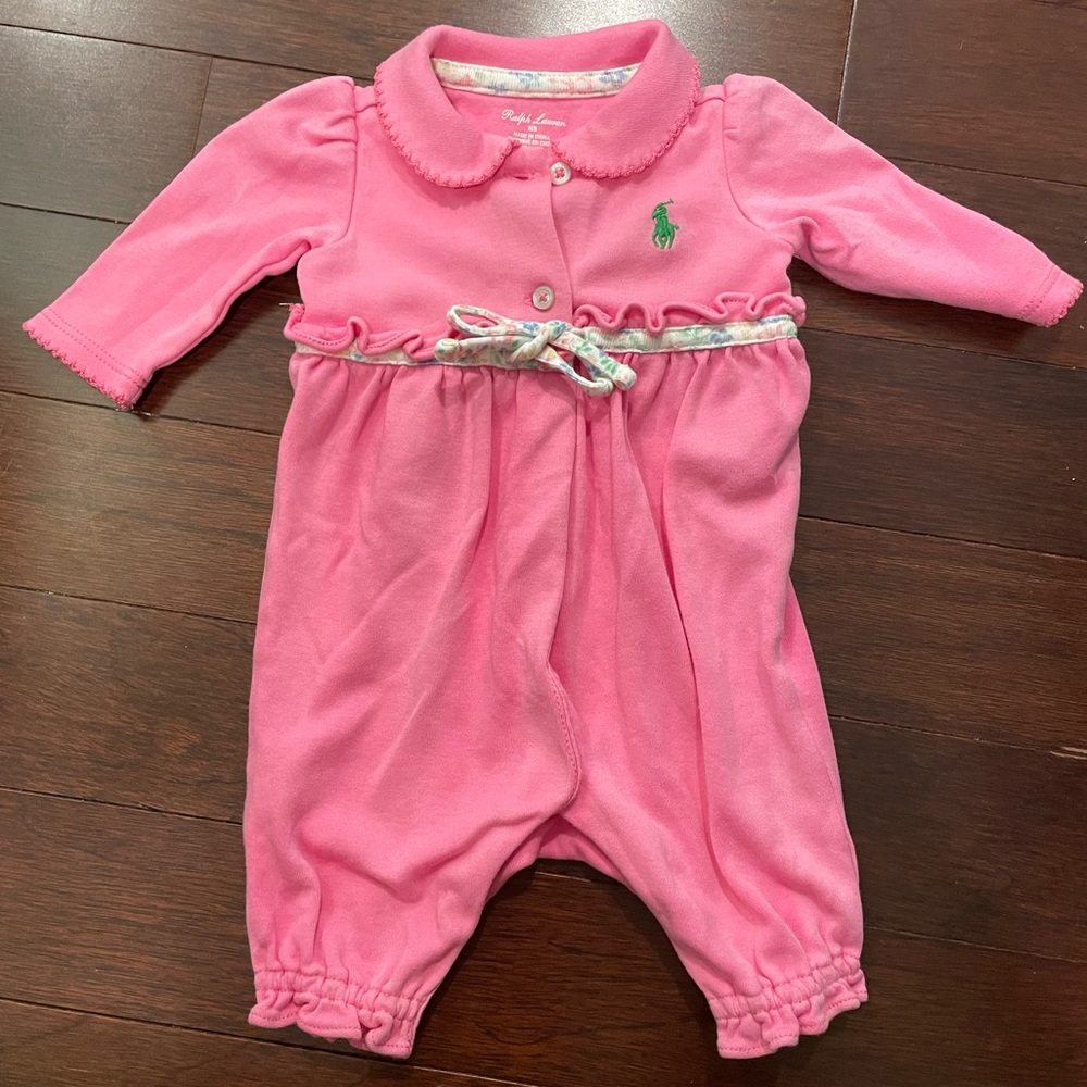 Ralph Lauren Pink Newborn outfit